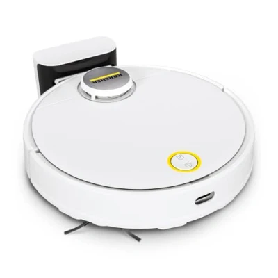 Image of Kärcher RCV 3 Robot Vacuum Cleaner with Wiping Function, Smart App Control, LiDAR Laser Navigation, Mapping, Room and Obstacle Detection, 2500 Pa, 120 min Running Time, for Hard Floors Carpets,