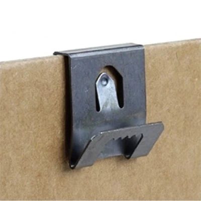 Image of Taskar Clip Over Sawtooth Frame Hanger 2 3mm Board (20 Pack) Picture Hanging
