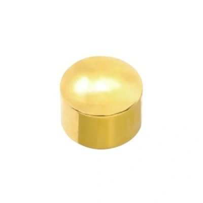 Image of 1 DOZ CAFLON GOLD PLATED BALL EAR PIERCING STUD
