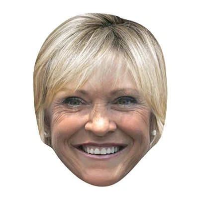Image of FoxyPrinting SUE BARKER JB TV Star Fancy Dress Cardboard Celebrity Party Face Mask
