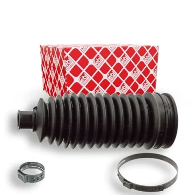 Image of 482033U025 Bellow, steering FEBI BILSTEIN 102065 Thermoplast Front Axle Left, Right with clamps