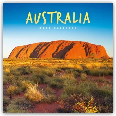 Image of Australia Australien 2025 Wand Kalender: Original Carousel Kalender [Mehrsprachig] [Kalender]