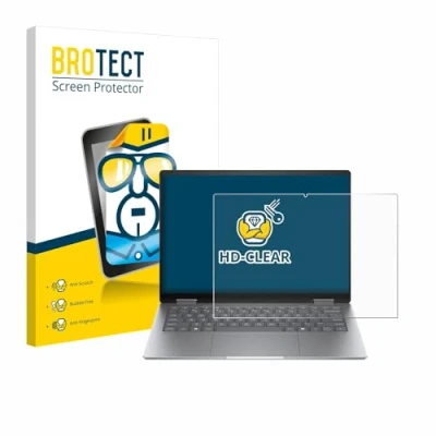 Image of brotect Screen Protector compatible with HP Envy x360 14 fc0179ng HD Clear Protection Film