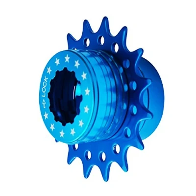 Image of Bike Single Speed Fixie Cassette Conversion Kit Compatable Shimano 16T Colors (Blue)
