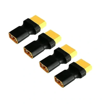 Image of LINSYRC 4pcs XT60 Male Connector to XT90 Female Adapter for RC Lipo Battery ESC (XT60 Female)