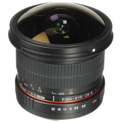 Image of Samyang 8 mm F3.5 Fisheye Manual Focus Lens for Sony E, Black
