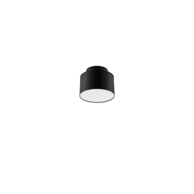 Image of Lindby LED spotlight Nivoria, 11 x 8.8 cm, sand black, aluminium
