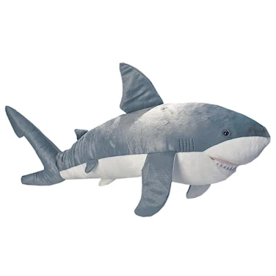 Image of Wild Republic Jumbo Shark Giant Plush Soft Toy, Gifts for Kids, 76 cm
