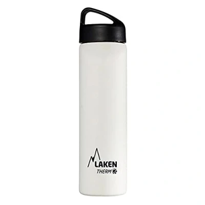 Image of Laken Classic Vacuum Insulated Stainless Steel Wide Mouth 750ml White