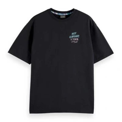Image of Scotch &amp; Soda T Shirt Artwork Black size S