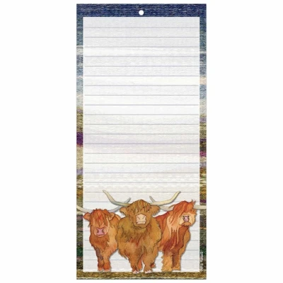 Image of Emma Ball, Highland Coos Memo Pad