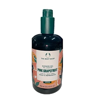 Image of The Body Shop Pink Grapefruit Shower Gel Fruit refreshing Large Pump Bottle Vegan 750ml