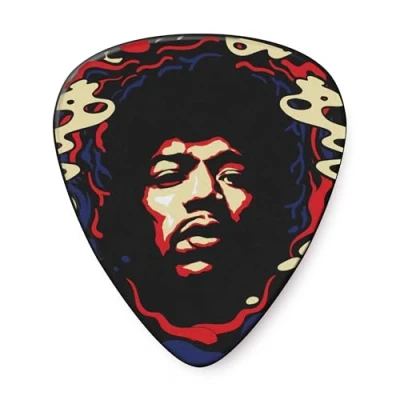 Image of DUNLOP JIMI HENDRIX STAR HAZE PLAYER PACK 6 PICKS