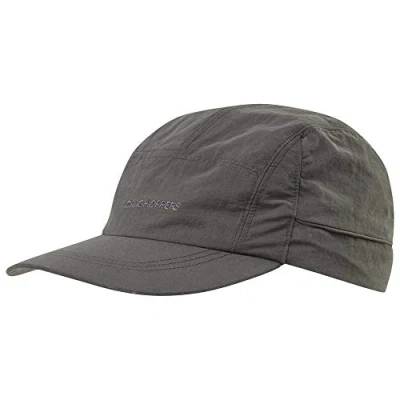 Image of Craghoppers Nl Desert Hat Baseball Cap, Black Pepper, S/M