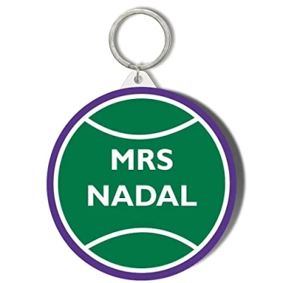 Image of Gift Insanity TENNIS BALL MRS NADAL LARGE 58mm ROUND KEYRING