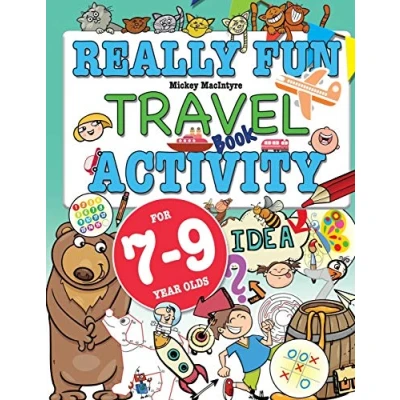 Image of Really Fun Travel activity book For 7 9 year Olds: &amp; educational seven to nine old children (Activity Books Kids)