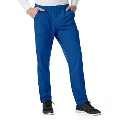 Image of Carhartt Men&#039;s Athletic Cargo Pant Medical Scrubs, Royal, Medium