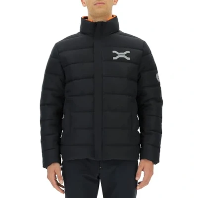 Image of JEEP O102969 B000 XP MAN HOODED TECH PUFFER JACKET W/Zipped Pockets JX23A Black M