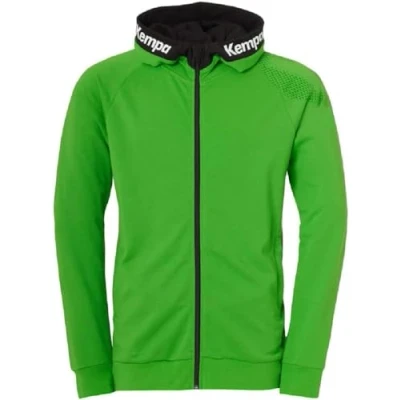 Image of Kempa Men&#039;s Core 26 Hood Jacket Boys Hooded Training Sweatshirt Hoody Pullover with Dark Grey Melange