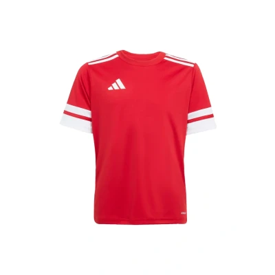 Image of adidas Unisex Kids SQUADRA25 Jersey Short Sleeve Kids, Team Power Red 2 / White, 11 12 Years
