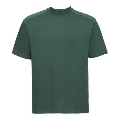 Image of Russell Athletic Mens Heavyweight T Shirt (Bottle Green) Size 4XL