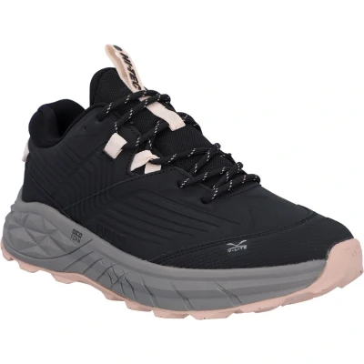 Image of Hi Tec Fuse Trek Hiking Shoes Black/Steeple Grey/Cameo Rose Size 7 Female