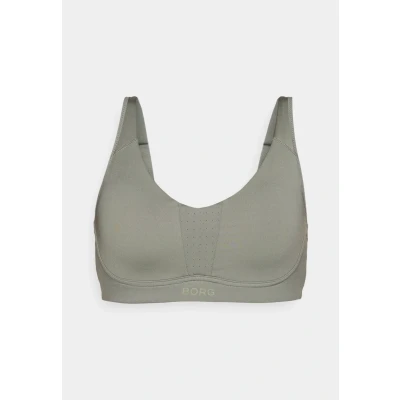 Image of Björn Borg Reform BRA Medium support sports bra, Women&#039;s, Size: 14, Agave green