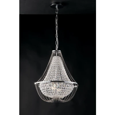 Image of Vienna Crystal K9 Chandelier, 45Cm Diameter, Chrome, E14