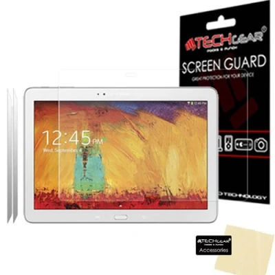 Image of TECHGEAR [Pack of 2] ANTI GLARE Screen Protectors for Samsung Galaxy Note 10.1 2014 Edition SM P600 P601 P605 Series MATTE LCD With Cleaning Cloth &amp; Application Card