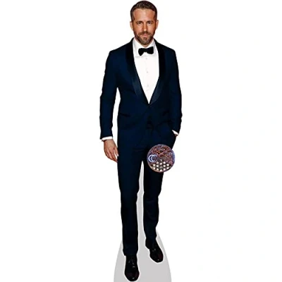 Image of Ryan Reynolds (Blue Suit) Life Size Cutout