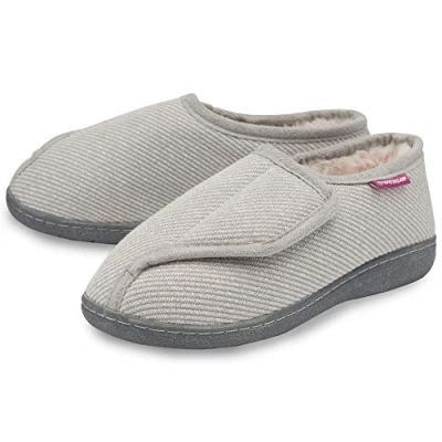 Image of Dunlop Dolly Ladies Slippers Grey UK 4
