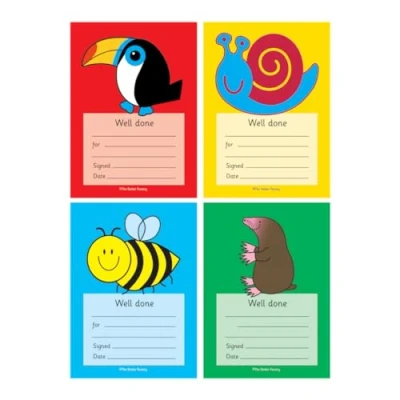 Image of The Sticker Factory A6 Teacher Praise Pads:2 pads with 64 notes per pad.
