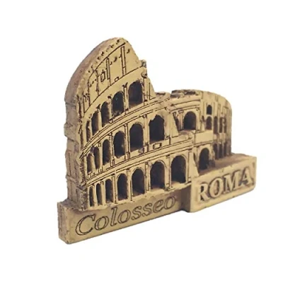 Image of Rome Colosseum Italy 3D Fridge Magnet Souvenir Gift,Home &amp; Kitchen Decoration Magnetic Sticker Roma Refrigerator