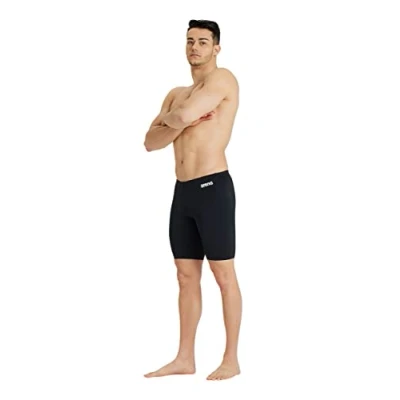 Image of Arena Mens MEN&#039;S TEAM SWIM JAMMER SOLID, Black white, 40 EU