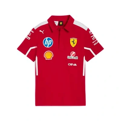 Image of PUMA Scuderia Ferrari F1 2025 Team Polo Red Size: 3XL