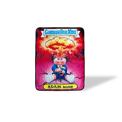 Image of Just Funky Garbage Pail Kids Adam Bomb Large Fleece Throw Blanket 60 x 45 Inches