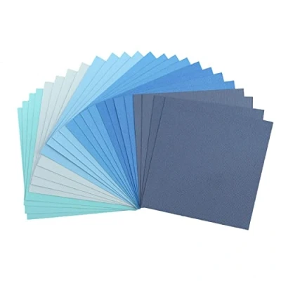 Image of Florence Cardstock Textured Multicoloured Coloured Card Making Supplies 6 x inch Blue 24 Sheets Paper for Scrapbooking, and Other Crafts 216 gsm