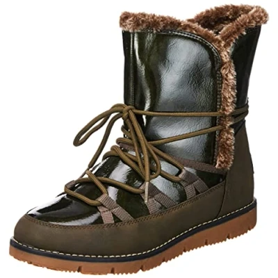 Image of TOM TAILOR Women&#039;s 4293106 Ankle Boot, Khaki, 5 UK