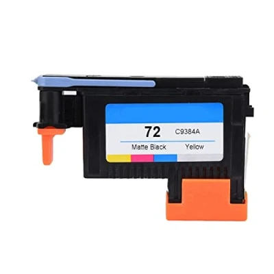 Image of Kuuleyn Print Head, Head Replacement Kit, HP 72, for Hp, Cleaning Printhead Fit HP72 T1100 T1200 T610 T790 Series(C9384A Matte Black/Yellow)