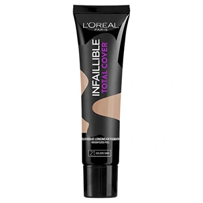 Image of L&#039;Oréal Infallible Total Cover Foundation, 21 Golden Sand, 35 g