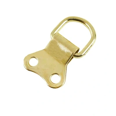 Image of Challenge X Brand Double D Rings Brass Pack of 2