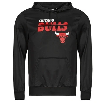 Image of New Era NBA Chicago Bulls League Essentials Hoodie Club wear, Men&#039;s, Size: Large, Black