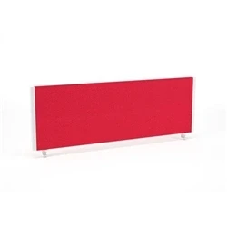 Image of Impulse/Evolve Plus Bench Screen 1200 Bergamot Cherry White Frame