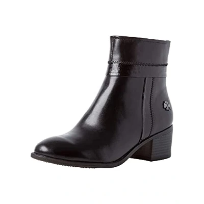 Image of Marco Tozzi Women&#039;s Guido Maria Kretschmer 2 85310 27 Fashion Boot, Black Ant Comb, 7.5 UK