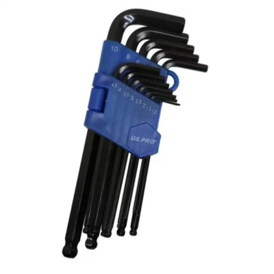 Image of US Pro 13pc Metric Ball End Hex Key Set 1629