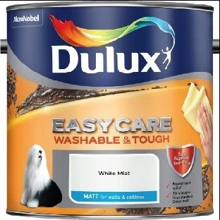 Image of Dulux Easycare Matt 2.5L White Mist