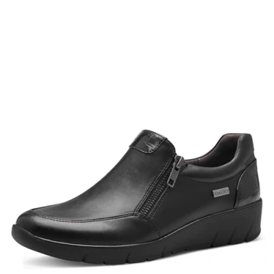 Image of Jana Women&#039;s Softline 8 24663 41 Multi Width Comfortable Sporty Everyday Shoes Leisure Loafer, Black, 5 UK