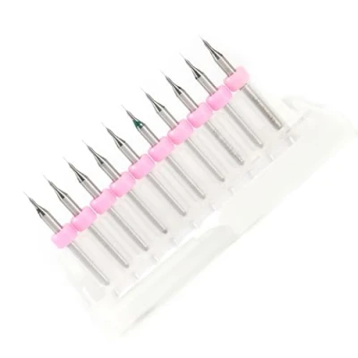 Image of FTVOGUE 10Pcs Carbide Micro Drill Bits Hole Drilling Tool for PCB Board Circuit