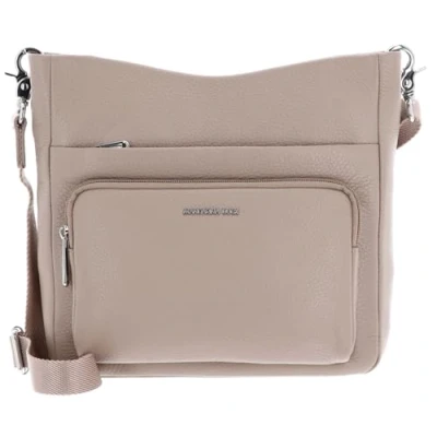 Image of Mandarina Duck Women&#039;s Mellow Leather Crossover, Warm Taupe, Taglia Unica