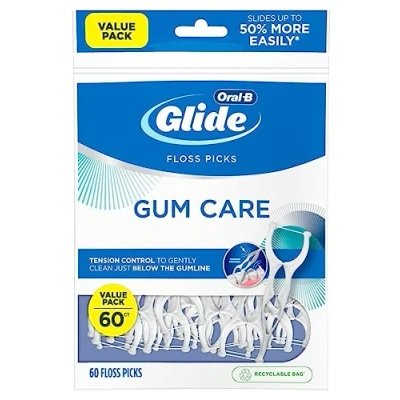 Image of Glide Floss Picks 3 Packs of 60